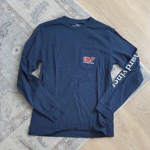 Vineyard Vines Mens Long Sleeve Football Whale Shirt SzXS